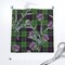Plaid Thistle Green And Purple Scottish Tartan Scottland Wildflower Custom Printed Fabric by Spoonflower Various Fabrics by the Yard or Fat Quarter